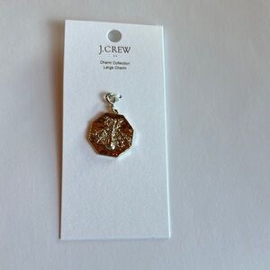 J. Crew Gold Floral Pendant Jewelry